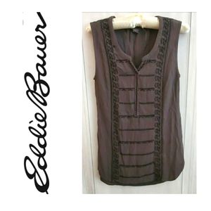 Eddie Bauer Gray Tank Top Size XS